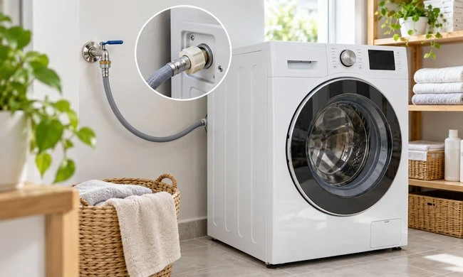 Đường cấp nước, áp lực nước và van khóa ảnh hưởng thế nào đến máy giặt?
